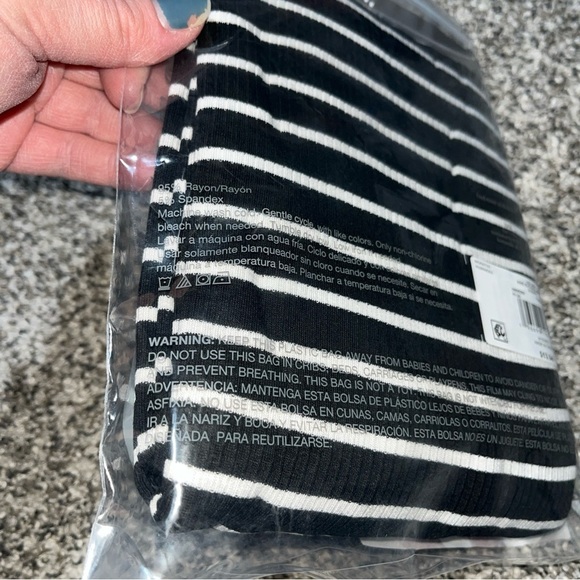 Time and Tru Women’s Maternity Ruched Dress Short Sleeve-STRIPE-2XL (20) - Picture 5 of 5